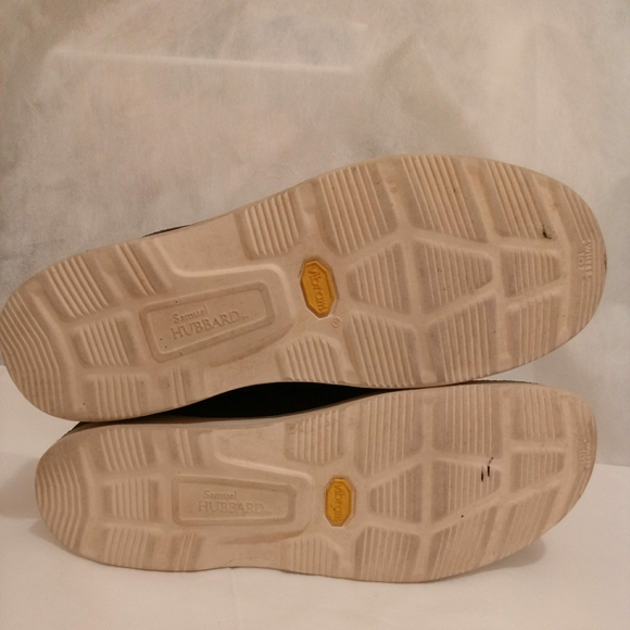Samuel Hubbard Bucks Men's 12 Suede Khaki Green Comfort Walking Shoe Vibram - Picture 10 of 11